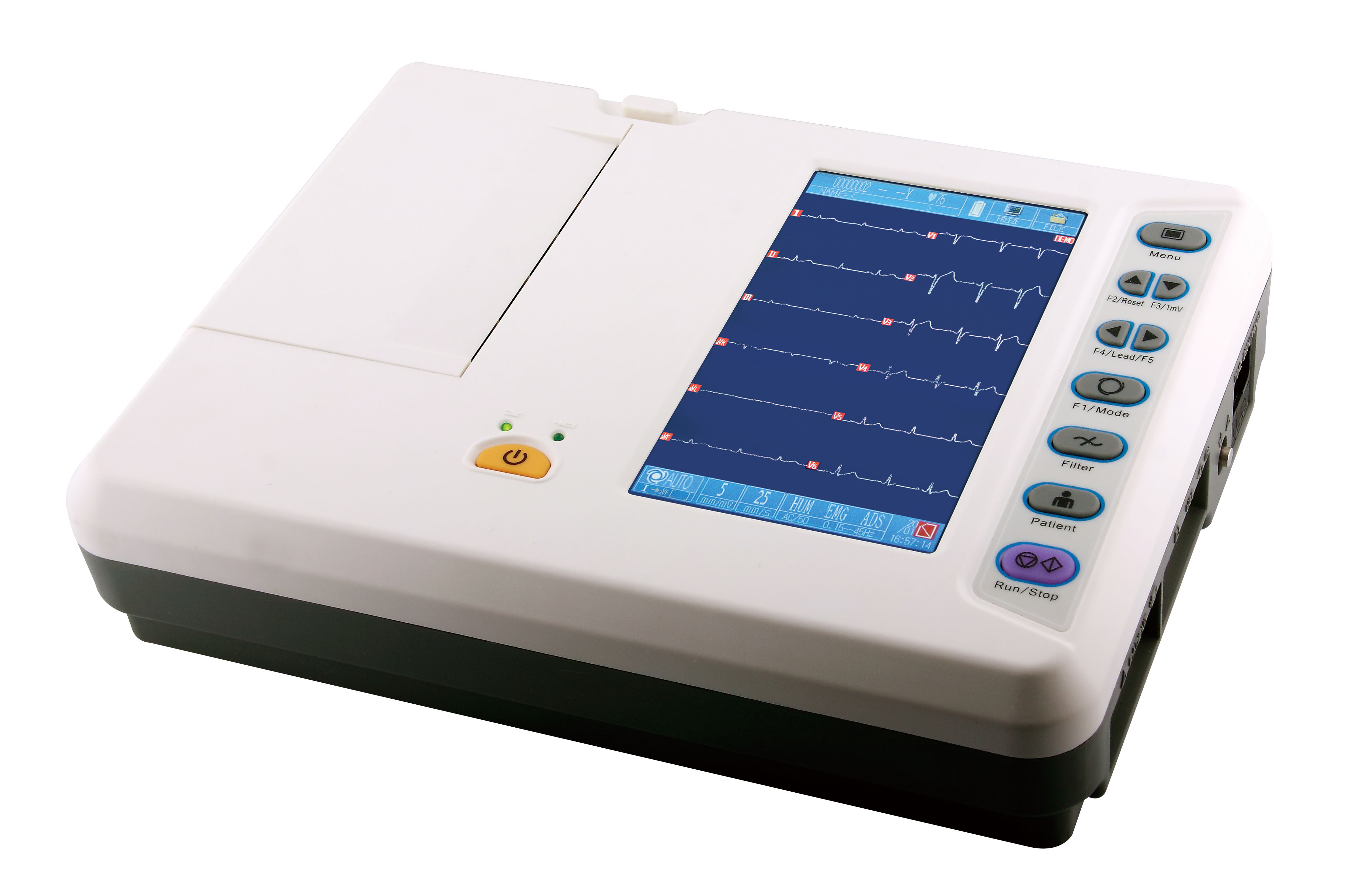 6 Channel ECG Machine With Color Screen