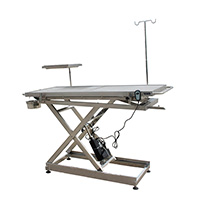 Stainless steel single-sided tilting operating table