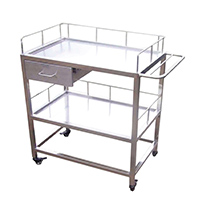 Stainless steel pet surgery Trolly 