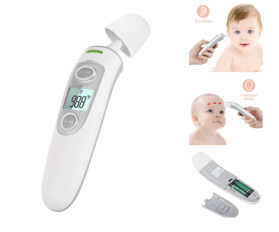 Digital Clinical Forehead Baby Ear Thermometer 
