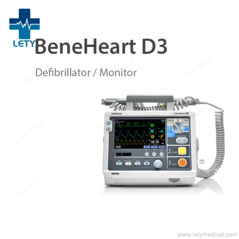 Mindray BeneHeart D3 AED D3 Medical Aed External Defibrillator Monitor Defibrillation