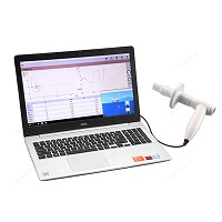 Portable handheld digital color display blue tooth Spirometer home medical use  desktop espirometro